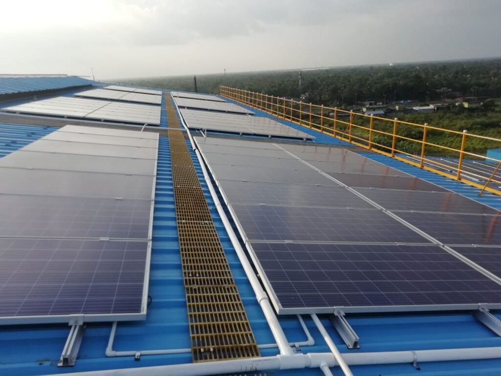 110 kw solar installation at satara by swarnim urja renewables